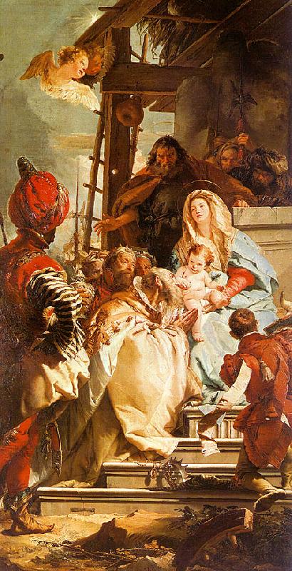 Giovanni Battista Tiepolo Mercury Appearing to Aeneas